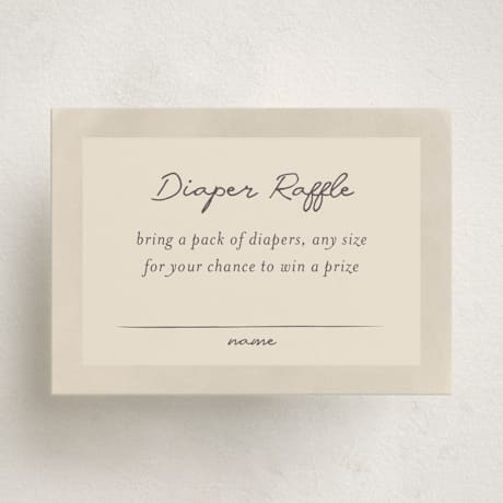 Mini Baby Shower Insert Cards