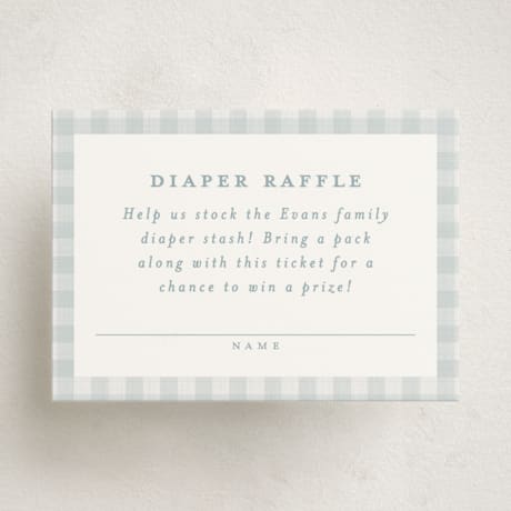 Mini Baby Shower Insert Cards