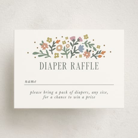 Mini Baby Shower Insert Cards