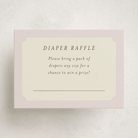 Mini Baby Shower Insert Cards