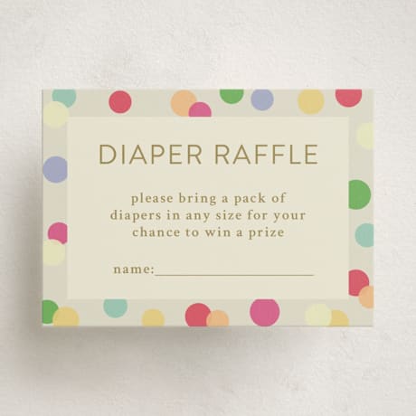 Mini Baby Shower Insert Cards