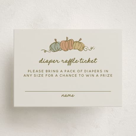 Mini Baby Shower Insert Cards