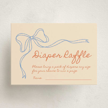 Mini Baby Shower Insert Cards