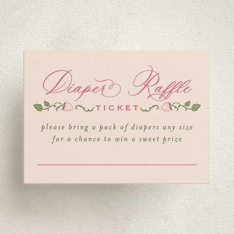 Mini Baby Shower Insert Cards