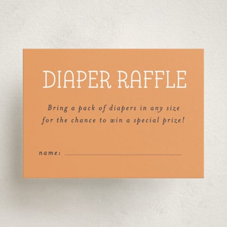 Mini Baby Shower Insert Cards