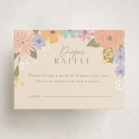 Mini Baby Shower Insert Cards