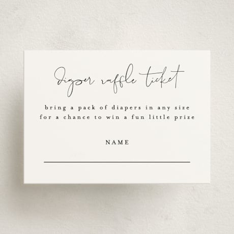 Mini Baby Shower Insert Cards