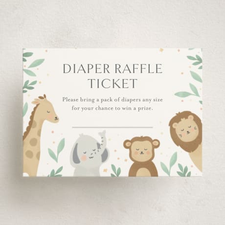 Mini Baby Shower Insert Cards