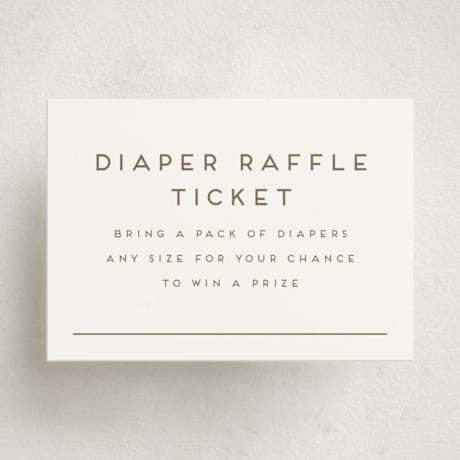 Mini Baby Shower Insert Cards