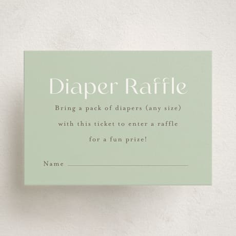 Mini Baby Shower Insert Cards