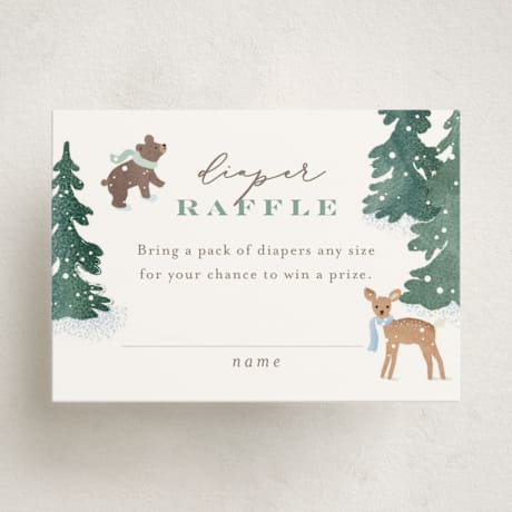 Mini Baby Shower Insert Cards