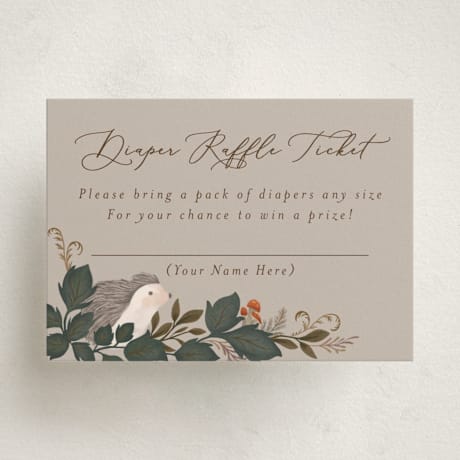 Mini Baby Shower Insert Cards