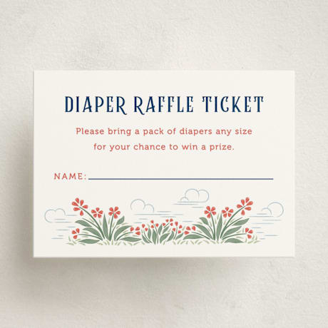 Mini Baby Shower Insert Cards