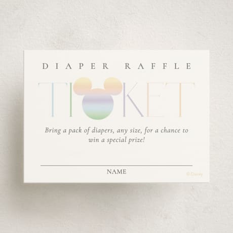 Mini Baby Shower Insert Cards