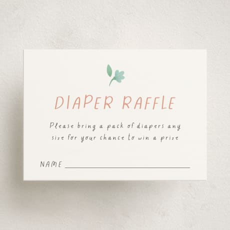 Mini Baby Shower Insert Cards