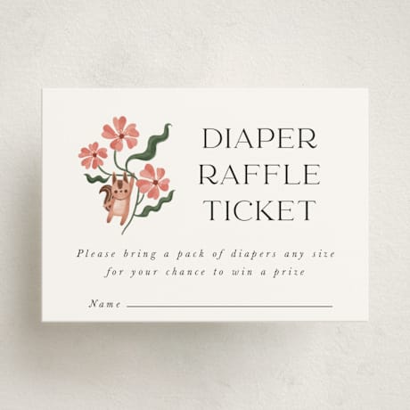 Mini Baby Shower Insert Cards