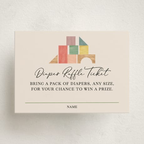 Mini Baby Shower Insert Cards