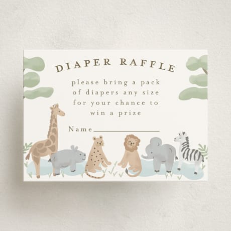 Mini Baby Shower Insert Cards