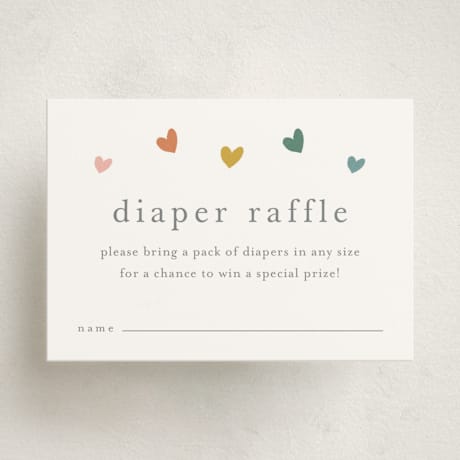 Mini Baby Shower Insert Cards