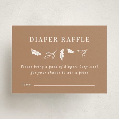 Mini Baby Shower Insert Cards