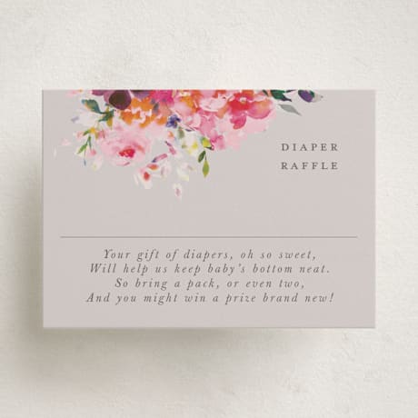 Mini Baby Shower Insert Cards