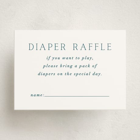 Mini Baby Shower Insert Cards