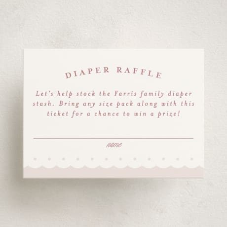 Mini Baby Shower Insert Cards