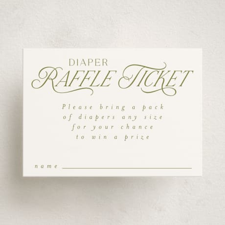 Mini Baby Shower Insert Cards