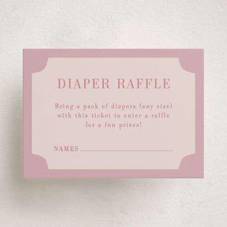 Mini Baby Shower Insert Cards