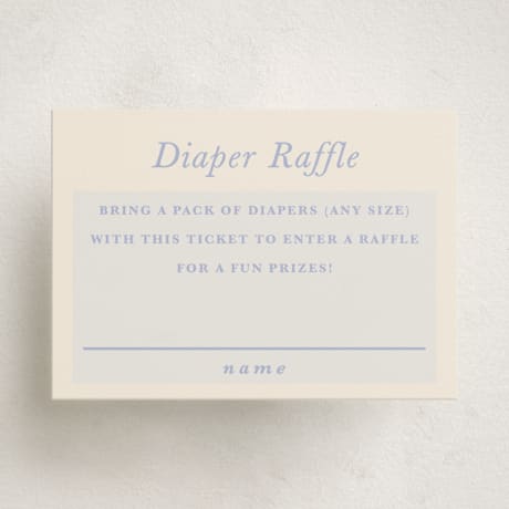 Mini Baby Shower Insert Cards