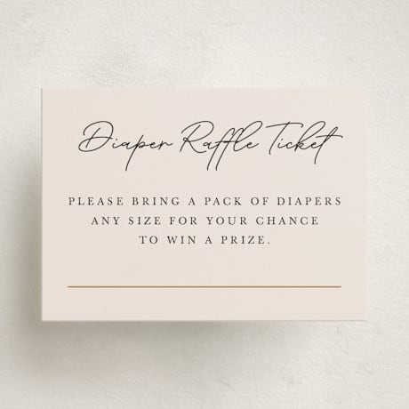 Mini Baby Shower Insert Cards