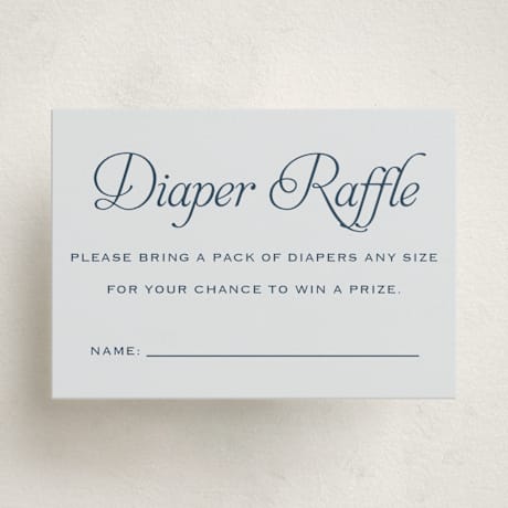 Mini Baby Shower Insert Cards