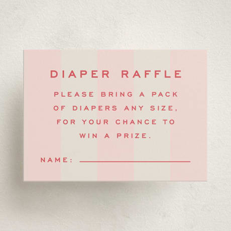 Mini Baby Shower Insert Cards