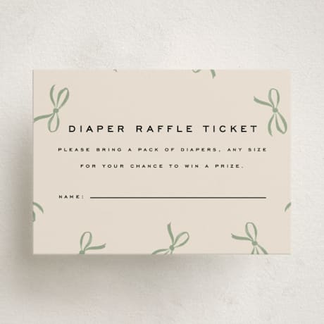 Mini Baby Shower Insert Cards