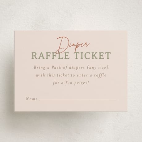 Mini Baby Shower Insert Cards