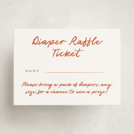 Mini Baby Shower Insert Cards