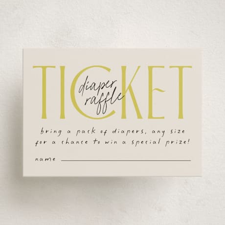 Mini Baby Shower Insert Cards