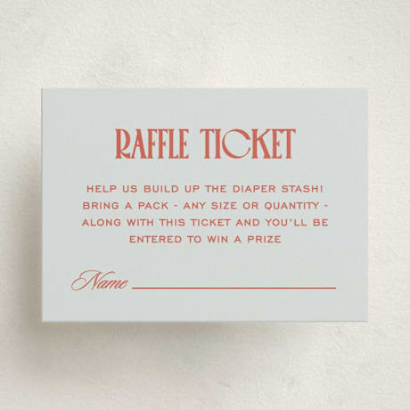 Mini Baby Shower Insert Cards