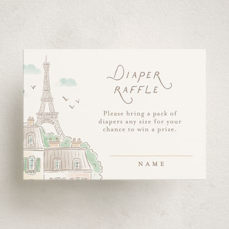 Mini Baby Shower Insert Cards