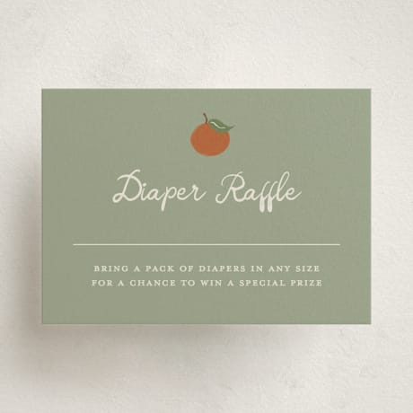 Mini Baby Shower Insert Cards