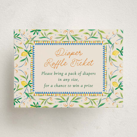 Mini Baby Shower Insert Cards