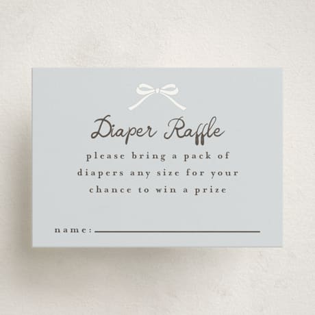 Mini Baby Shower Insert Cards