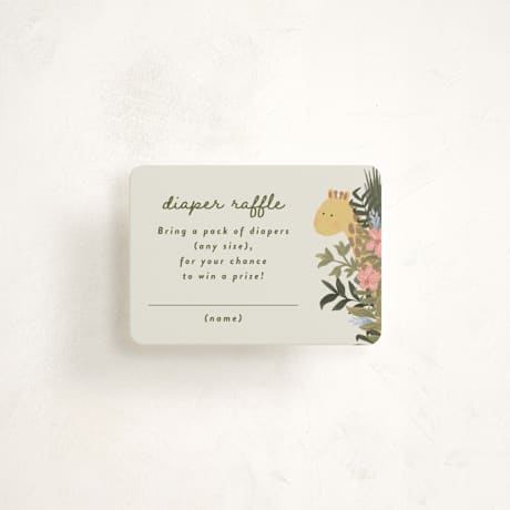 Mini Baby Shower Insert Cards