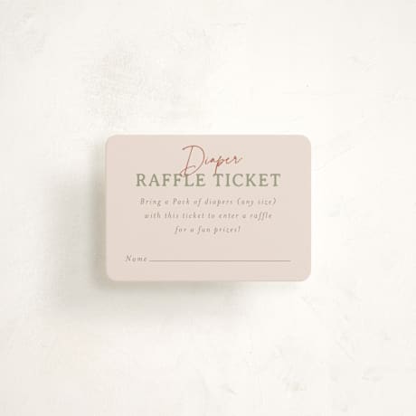 Mini Baby Shower Insert Cards