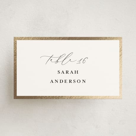 Foil-Pressed Party Place Cards