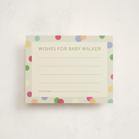 Baby Shower Insert Cards