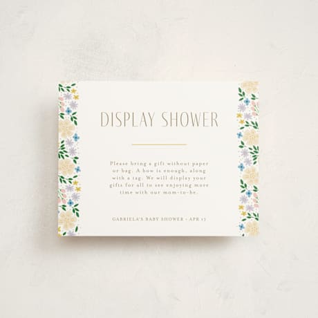 Baby Shower Insert Cards