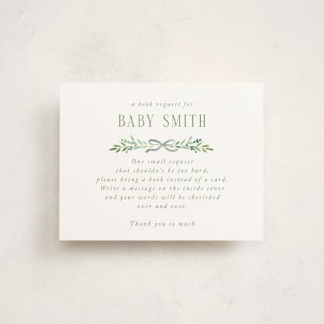 Baby Shower Insert Cards