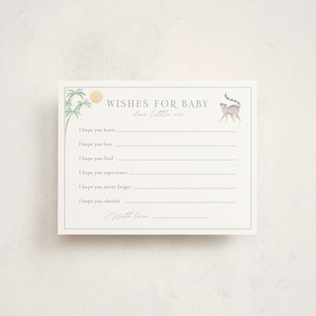 Baby Shower Insert Cards