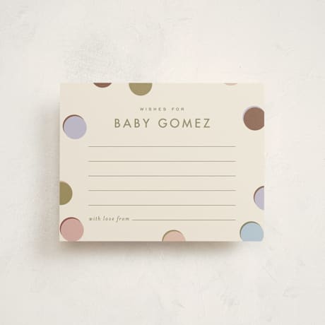 Baby Shower Insert Cards